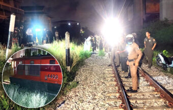 Young woman (21) found dead at railway crossing in Bangkok. Freight train collided with her motorbike