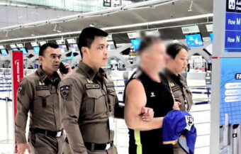 46 year old Aussie arrested at Bangkok’s main airport charged with murdering a 17 year old prostitute in Pattaya