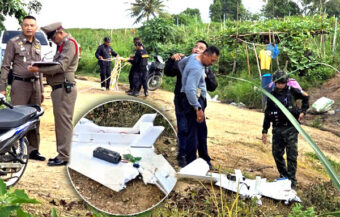 Burma’s deadly civil war crashes into Western Tak province and kills three family members, injuring two