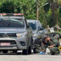 Child saves police officers lives in Narathiwat by raising the alarm as a bomb was fitted to their truck