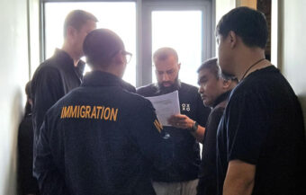 Drug mafia figures on the run from French police arrested on Wednesday in Immigration Bureau raid