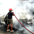 EV bosses fear as the cars come under the spotlight with two fires in as many days sparking enquiries