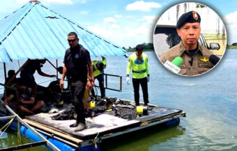 Love rivalry sees 38 year old man executed, stuffed in barrel of cement and dumped in a Nonthaburi pond