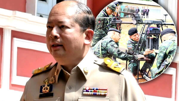 Minister and security official prepare to bolster the kingdom’s defences with a new drone warfare centre