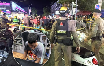Off duty policeman kills a mototaxi rider and wounds two others in an early hours Bangkok roadside shooting