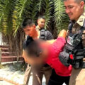 Police arrest mentally ill man who escaped a facility on Sunday to make a scene at Rayong Police Station