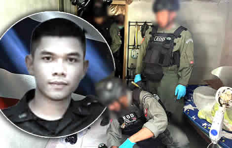 Ranger killed in massive security operation in Narathiwat. Extended battle between army and insurgents