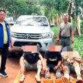 3 crazed Chinese men who claim they fled a Burmese scammer camp wreak havoc in Western Tak province