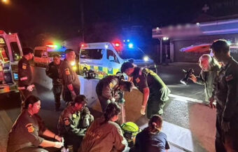 Young woman decapitated in latest horror motorbike crash this time in Pathum Thani on Sunday morning