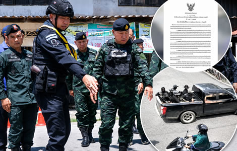 Bangkok gets tough and orders military to ‘hunt down’ terrorists who murdered five soldiers on Wednesday