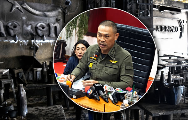 Black smoke filled with carbon monoxide and cyanide smothered Lat Phrao revellers in minutes say police - Thai Examiner