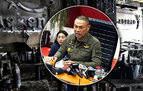 Black smoke filled with carbon monoxide and cyanide smothered Lat Phrao revellers in minutes, say police