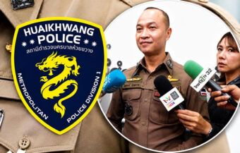 Dragon symbol ordered removed from Huai Khwang police uniforms but senior officers deny links to China