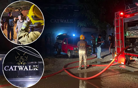 Fire at unlicensed Pattaya nightclub left one member of staff dead. Police investigation now underway