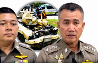 Mukdahan Police await to find out if 11 year old boy who drove pickup killing 10 monks can be questioned