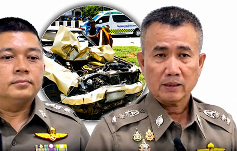 Mukdahan Police await to find out if 11-year-old boy who drove pickup killing 10 monks can be questioned