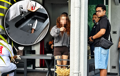 Pattaya police continue to quiz wife of British entrepreneur stabbed to death at home on Thursday morning
