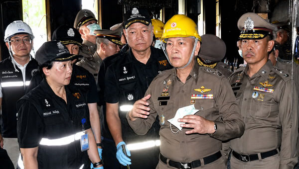 Police focus on negligence at early stage of the Lat Phrao fire investigation set up by Commissioner