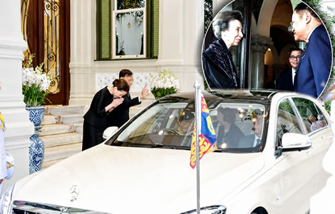 Princess Anne meets Prime Minister and later has an audience with the King and Queen at Dusit Palace