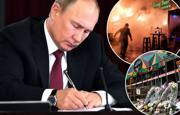 Putin sends condolences to the King as deaths from Lat Phrao fire rise to 33 and police follow the money - Thai Examiner