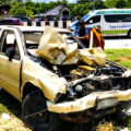 Questions asked in Bangkok after 11 year old drove a pickup truck into monks in procession killing nine