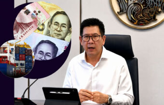 Shift in the Thai economy sees the lowest baht value in 15 months as imports rise far faster than exports