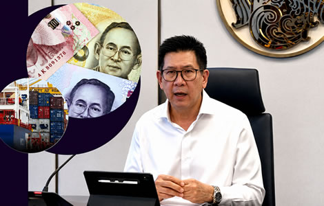 Shift in the Thai economy sees the lowest baht value in 15 months as imports rise faster than exports