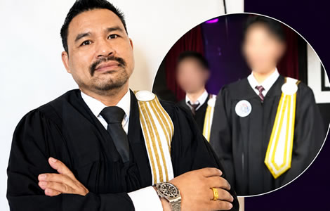 Top lawyer in fight with Nakhon Ratchasima host bar over the use of formal legal gowns to serve guests