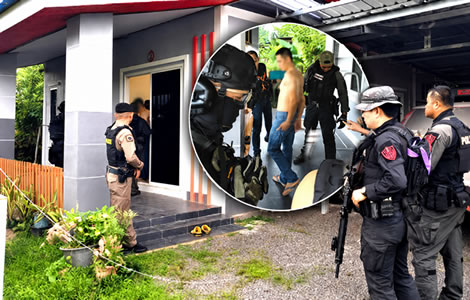 Two dead as man opens fire on wife and relatives in Chiang Rai. 42-year-old man arrested after manhunt