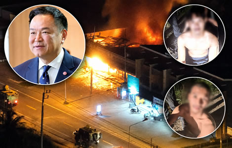 Another southern insurgency attack saw a 7-Eleven store gutted in Pattani on Monday as PM responds