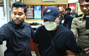 Bangkok underworld figure charged with attempted murder after attacking a police officer Friday night