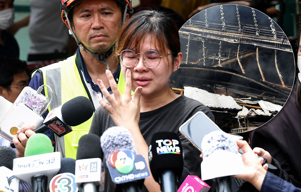 Business tenants of Bangkok’s Khlong Thom Centre wiped out after decades of hard work went up in flames