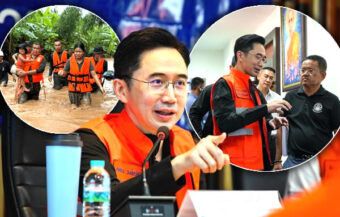 Deputy Prime Minister Yotsanan Wongsawat leads flood recovery efforts in Nan as PM flies to province
