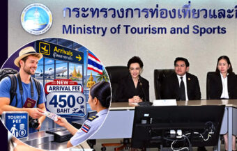 End of 2026 or early 2027 for tourist levy which has risen to 450 baht and will apply to incoming air passengers