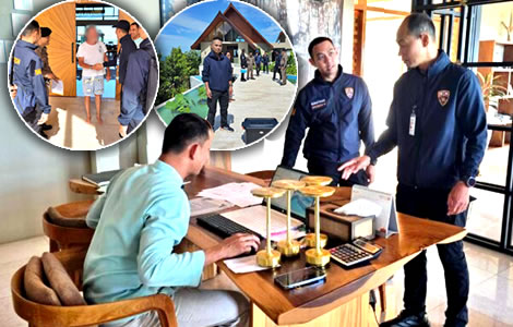 Frenchman’s Koh Samui business empire enmeshed in a complex police probe of nominee firms and pot farm