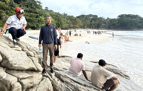 German tourist swept to his death in Phuket’s Freedom Bay while his girlfriend is plucked from the sea