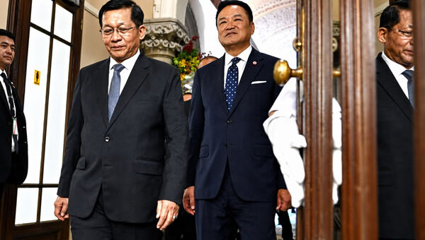 Isolated Myanmar military leader visits Bangkok against a storm of opposition from democracy groups