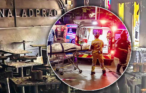 Owner of the Lat Prao Bar to face charges after police conclude their probe into the fire that killed 37