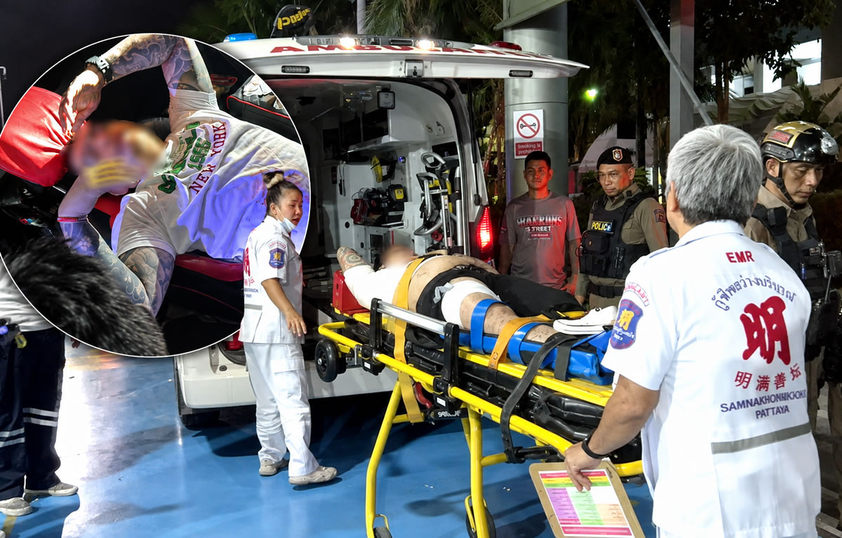 Pattaya police probe a nightclub shooting on the city’s Southside in the early hours of Monday morning
