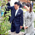Prime Minister Anutin plants a Magnolia tree at a Thai temple in Canberra on historic Australian visit