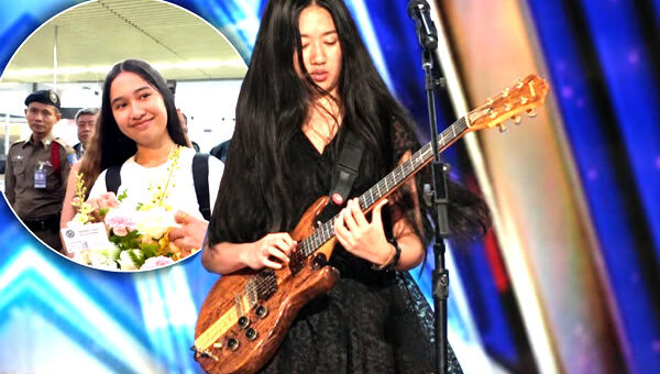 Thailand’s America’s Got Talent star returned home on Friday ahead of her September date with destiny