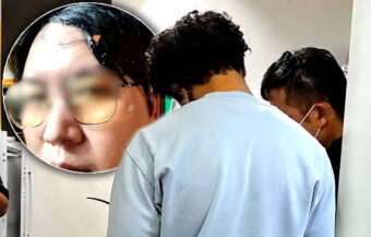 Vicious foreigner who pelted a delivery driver with an egg arrested in Bangkok. Accused by more victims