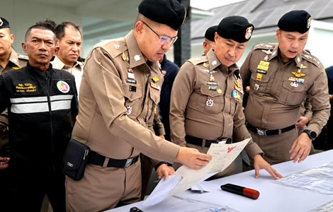 Wealthy foreign homeowners arrested as police swoop on Hua Hin housing estate. 200 officers took part