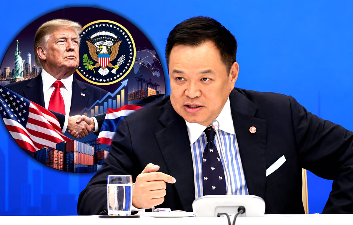 Anutin heads to New York but no sign yet of news on the US-Thai trade deal as problems simmer at home