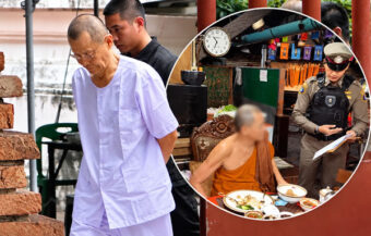 Ayutthaya abbot disrobes as top temple official is arrested by police who worked undercover for months