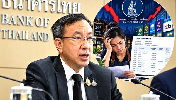 Bank of Thailand warns economic potential is falling with a severe crisis in the small business sector