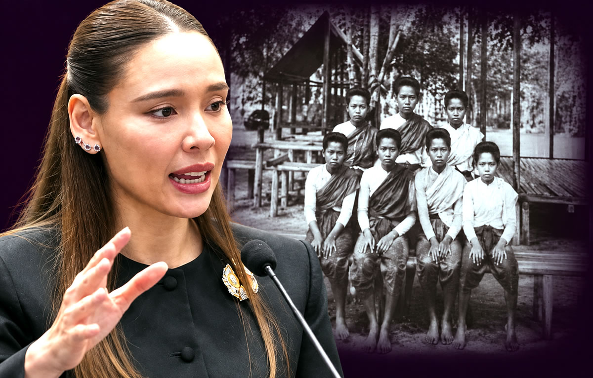 Culture Minister's press briefing rebuffs use of 120 year old photo of Thai women by Cambodian pageant