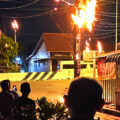 Pattani midnight attack sees masked gunmen bomb a store and gut a truck causing havoc and disruption