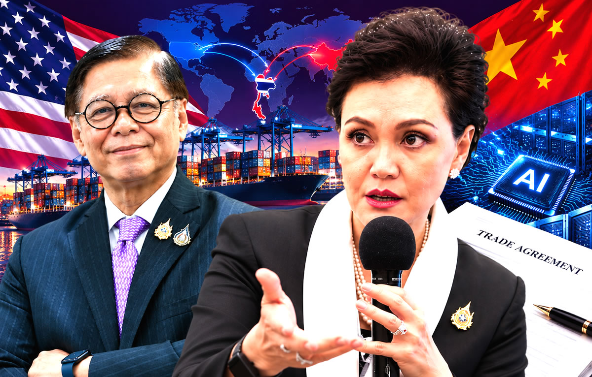 Mixed messages from Thai government on a US Thai trade deal despite Commerce Minister's optimism