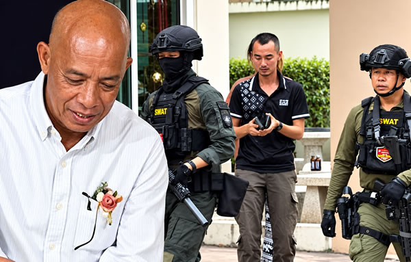 一名警官在谋杀妻子一天后，向儿子带领的警方自首，他当场痛哭流涕，当时他正向警方投降，而警方的领导正是他儿子带领的那支队伍。